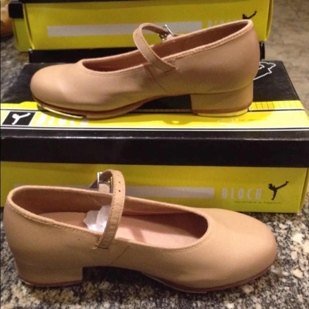 Bloch Beige Mary Jane Practice Character Shoes